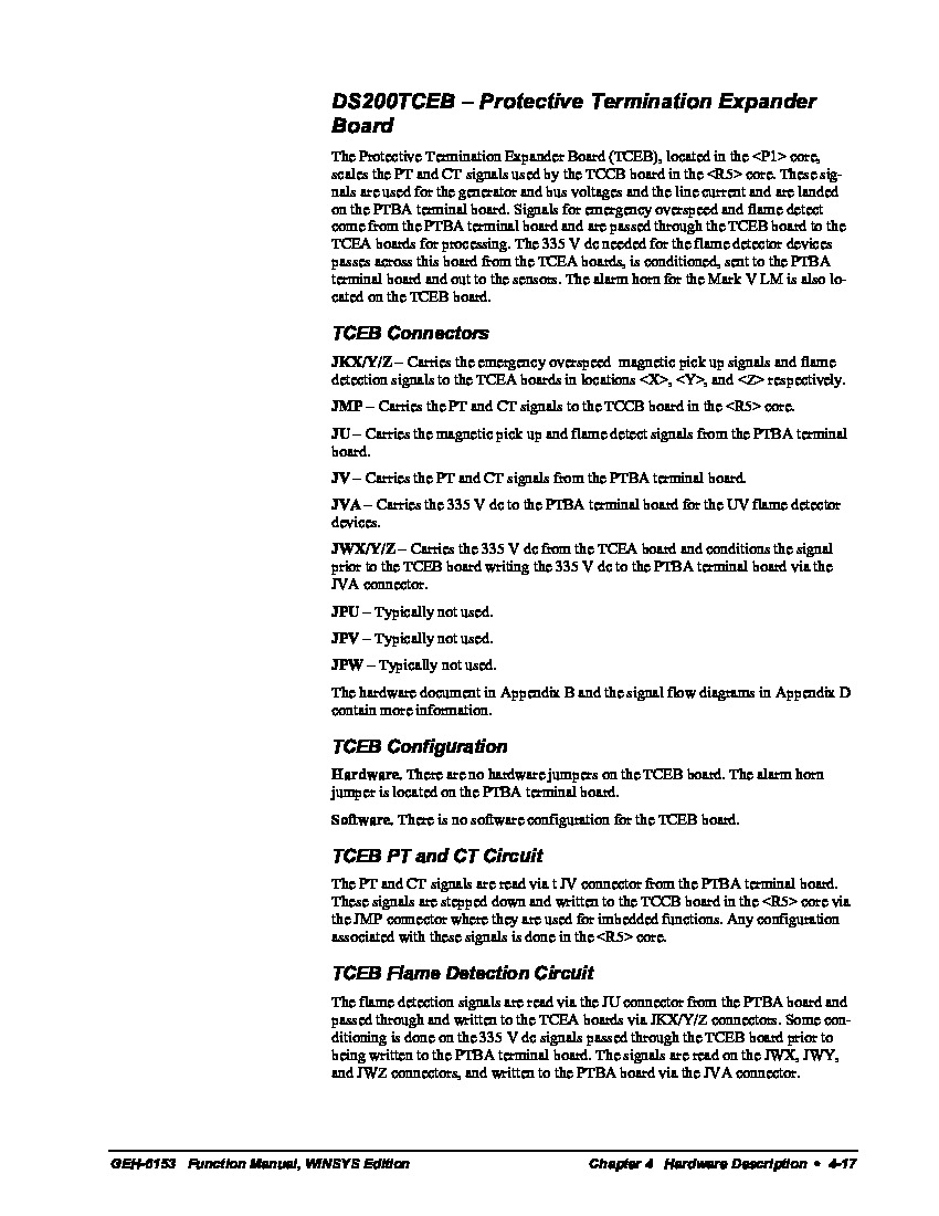 First Page Image of DS200TCEBG1ACD Data Sheet GEH-6153.pdf